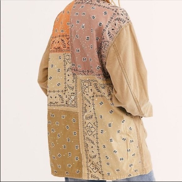 Free People Jackets & Blazers - NWT Free People | Swept Up Military Jacket Shirt